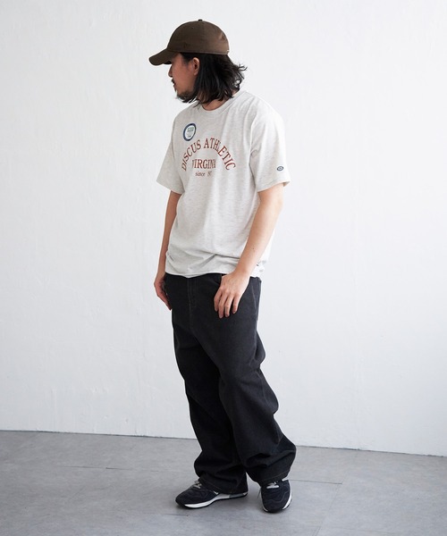 DISCUS ATHLETIC(ディスカス アスレチック)の「DISCUS ATHLETIC カレッジプリントTシャツ(Tシャツ/カットソー・メンズ・グレー/ブラック/サックスブルー/ホワイト・M/L/LL)」の12枚目の写真