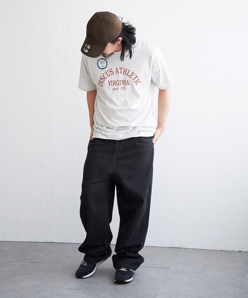 DISCUS ATHLETIC(ディスカス アスレチック)の「DISCUS ATHLETIC カレッジプリントTシャツ(Tシャツ/カットソー・メンズ・グレー/ブラック/サックスブルー/ホワイト・M/L/LL)」の11枚目の写真