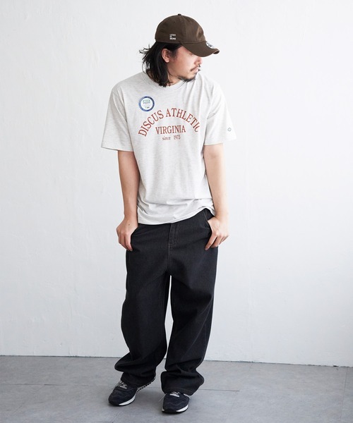 DISCUS ATHLETIC(ディスカス アスレチック)の「DISCUS ATHLETIC カレッジプリントTシャツ(Tシャツ/カットソー・メンズ・グレー/ブラック/サックスブルー/ホワイト・M/L/LL)」の10枚目の写真