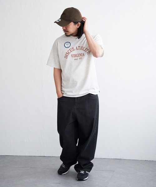 DISCUS ATHLETIC(ディスカス アスレチック)の「DISCUS ATHLETIC カレッジプリントTシャツ(Tシャツ/カットソー・メンズ・グレー/ブラック/サックスブルー/ホワイト・M/L/LL)」の7枚目の写真