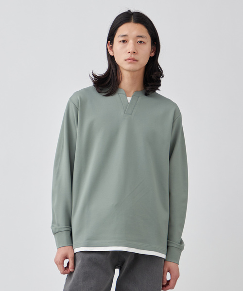 完売品　conz レイヤードロングスリーブロンTEE CONZ（コンズ）の「レイヤードロングスリーブロンTEE（Tシャツ