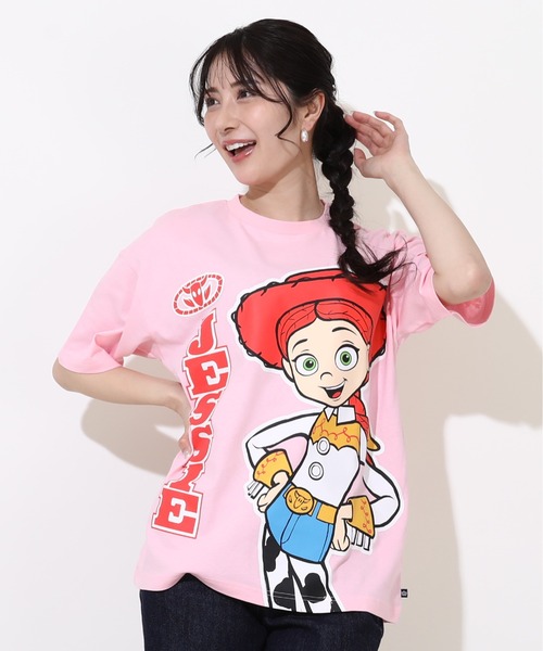 トイストーリー ディズニー tシャツ ピンク トイストーリー ロッツォ t