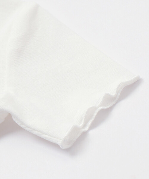 Noeil aime BeBe(ノイユエイムベベ)の「チュールキャミソール重ね着フライス半袖Tシャツセット(90~130cm)(Tシャツ/カットソー・キッズ・ホワイト・120cm/100cm/110cm/130cm)」の15枚目の写真