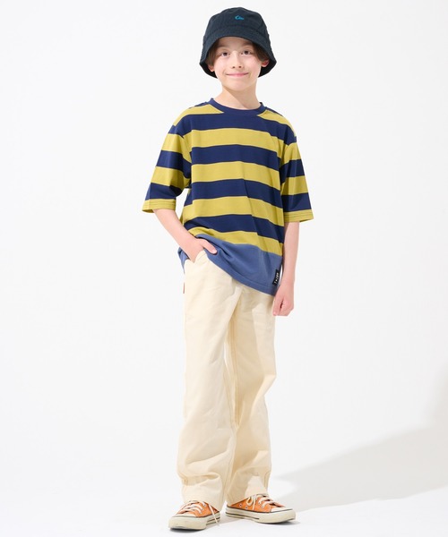KRIFF MAYER Kid's Collection（クリフメイヤーキッズコレクション）の「涼綿ドビーメッシュパンツ（その他パンツ・キッズ・オレンジ/ナチュラル/サックスブルー/オリーブ・170/160/150/140/130/120）」の5枚目の写真