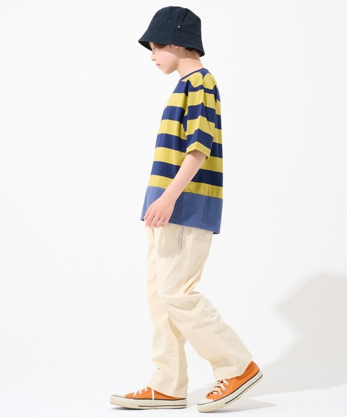 KRIFF MAYER Kid's Collection（クリフメイヤーキッズコレクション）の「涼綿ドビーメッシュパンツ（その他パンツ・キッズ・オレンジ/ナチュラル/サックスブルー/オリーブ・170/160/150/140/130/120）」の6枚目の写真