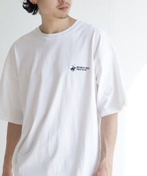 BEVERLY HILLS POLO CLUB | 【Beverly Hills Polo Club/ビバリーヒルズポロクラブ】 ワンポイントロゴ刺繍ハーフスリーブTシャツ(Tシャツ/カットソー)