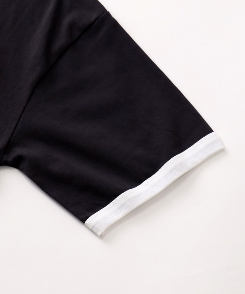 BEVERLY HILLS POLO CLUB(ビバリーヒルズポロクラブ)の「【Beverly Hills Polo Club/ビバリーヒルズポロクラブ】 ワンポイントロゴ刺繍ハーフスリーブTシャツ(Tシャツ/カットソー・メンズ・ホワイト×ネイビー/ネイビー/スミクロ/ホワイト/ブラック/ブラック×ホワイト・LL/M/L)」の15枚目の写真