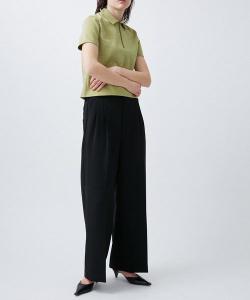 M TO R（ムウトアール）の「STANDZIP GEOMETRY S/S POLO（ポロシャツ・レディース・ミント/ブルー・42/40/38）」の17枚目の写真