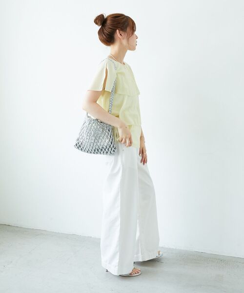 le.coeur blanc（ルクールブラン）の「Bagmati メタリックショルダー（ショルダーバッグ・レディース・シルバー/ゴールド・FREE）」の7枚目の写真