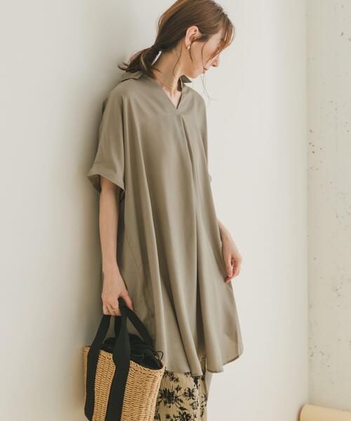 ITEMS URBANRESEARCH(アイテムズ アーバンリサーチ)の「スキッパーフレンチチュニック(チュニック・レディース・ミント/ネイビー/カーキ/ホワイト・FREE)」の16枚目の写真