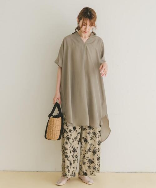 ITEMS URBANRESEARCH(アイテムズ アーバンリサーチ)の「スキッパーフレンチチュニック(チュニック・レディース・ミント/ネイビー/カーキ/ホワイト・FREE)」の21枚目の写真