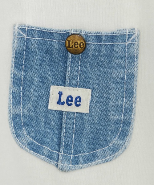 Lee（リー）の「Lee/リー【110-150cm】【親子コーデ】キッズ デニムポケットTシャツ（Tシャツ/カットソー・キッズ・ネイビー/レッド/ホワイト/ホワイト系その他・110/130/140/120/150）」の8枚目の写真