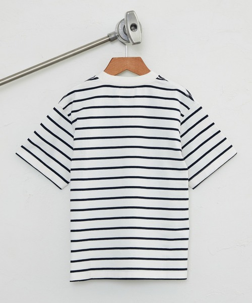 Lee（リー）の「Lee/リー【110-150cm】【親子コーデ】キッズ デニムポケットTシャツ（Tシャツ/カットソー・キッズ・ネイビー/レッド/ホワイト/ホワイト系その他・110/130/140/120/150）」の7枚目の写真