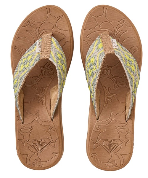 ROXY（ロキシー）の「CAILLAY JP/ロキシートングサンダル（サンダル・レディース・マルチ/ホワイト・SMALL/MEDIUM）」の5枚目の写真