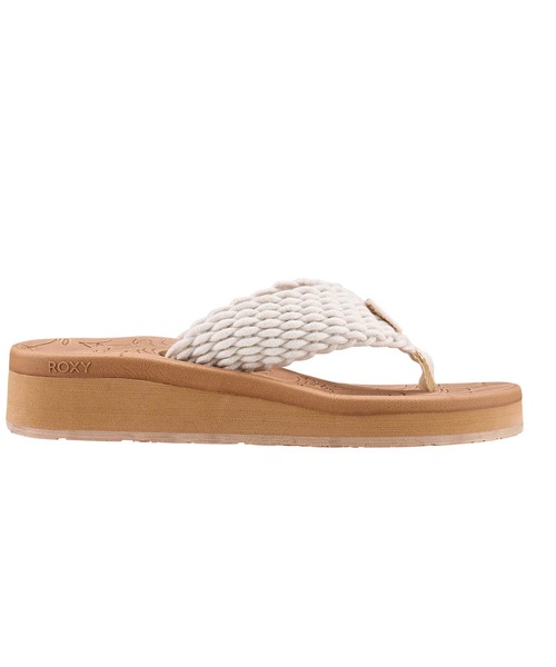 ROXY（ロキシー）の「CAILLAY JP/ロキシートングサンダル（サンダル・レディース・マルチ/ホワイト・SMALL/MEDIUM）」の3枚目の写真