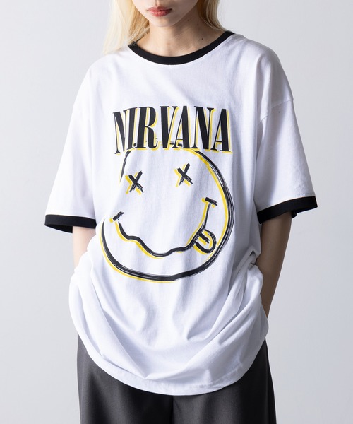 ROCK-OFF(ロックオフ)の「【ROCK-OFF】NIRVANA / RED HOT CHILI PEPPERS / OASIS / THE BEATLES vintage band Tee(Tシャツ/カットソー・メンズ・グレー/ホワイト系その他2/ブラック系その他2/ホワイト/ブラック系その他4・XL/L)」の2枚目の写真