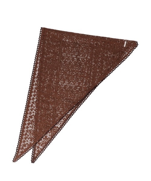 OVERRIDE(オーバーライド)の「OVERRIDE SUMMER LACE SCARF SG / オーバーライド(ヘアバンド・レディース・ライトグリーン/ブラウン/ブラック・FREE)」の7枚目の写真