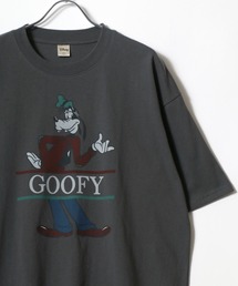 Disney/ディズニー ミッキー オーバーサイズ ピグメント風 ヴィンテージプリント 半袖Tシャツ レディース メンズ