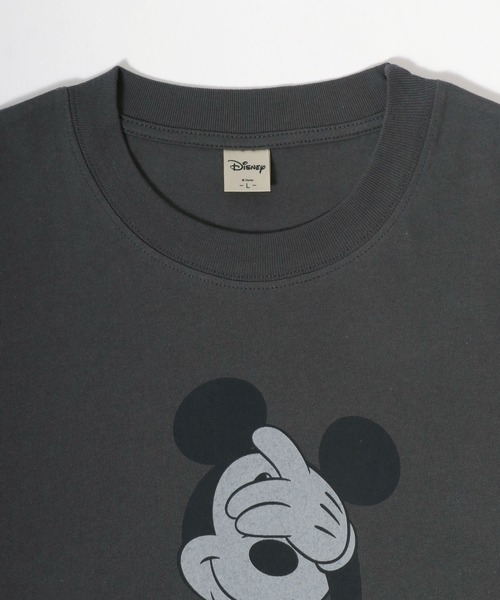 Disney(ディズニー)の「Disney/ディズニー ミッキー オーバーサイズ ピグメント風 ヴィンテージプリント 半袖Tシャツ レディース メンズ(Tシャツ/カットソー・レディース・ブラック系その他4/ブラック系その他/ブラック系その他3/ブラック系その他5/ブラック系その他2・M/L/LL)」の12枚目の写真