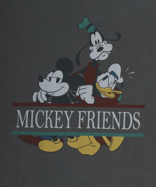 Disney(ディズニー)の「Disney/ディズニー ミッキー オーバーサイズ ピグメント風 ヴィンテージプリント 半袖Tシャツ レディース メンズ(Tシャツ/カットソー・レディース・ブラック系その他4/ブラック系その他/ブラック系その他3/ブラック系その他5/ブラック系その他2・M/L/LL)」の19枚目の写真