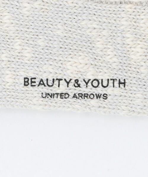 BEAUTY&YOUTH UNITED ARROWS（ビューティーアンドユースユナイテッドアローズ）の「ビッグ スラブ ソックス（ソックス/靴下・メンズ・ライム/ブラック/ライトグレー・FREE）」の9枚目の写真