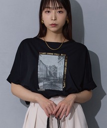 NICOLE white | フォトプリントTEE(Tシャツ/カットソー)