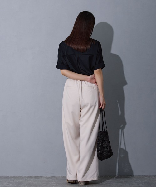 NICOLE white（ニコルホワイト）の「フォトプリントTEE（Tシャツ/カットソー・レディース・グレー/ブラック/オフホワイト・FREE）」の7枚目の写真