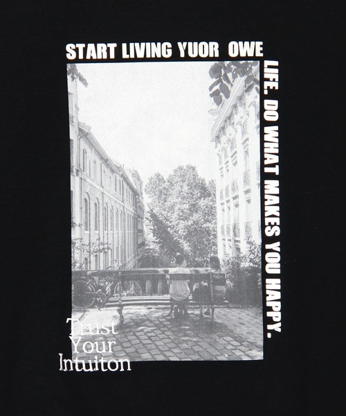 NICOLE white（ニコルホワイト）の「フォトプリントTEE（Tシャツ/カットソー・レディース・グレー/ブラック/オフホワイト・FREE）」の22枚目の写真