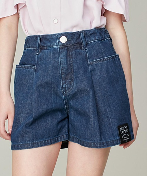 セザンヌ オーガニックコットン デニム ショートパンツ セザンヌ オーガニックコットン デニム ショートパンツ