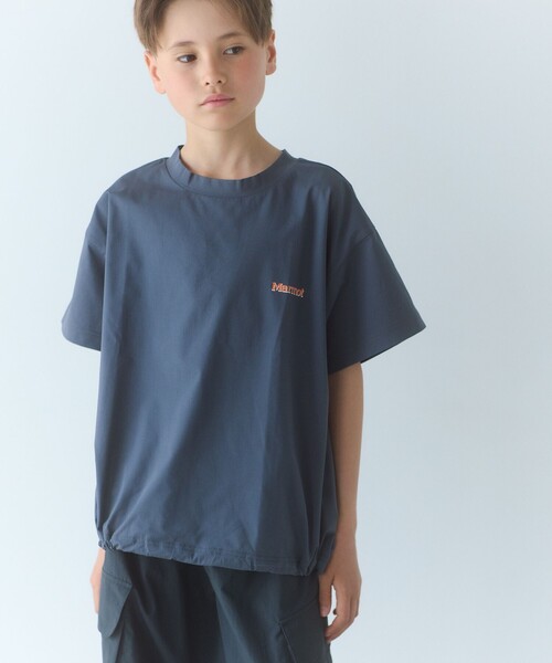 MARMOT(マーモット)の「【別注】<Marmot>Tシャツ / キッズ 140cm-150cm(Tシャツ/カットソー・キッズ・ライトグレー/ダークグレー/ライム・140cm/150cm)」の5枚目の写真