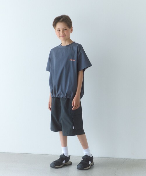 MARMOT(マーモット)の「【別注】<Marmot>Tシャツ / キッズ 140cm-150cm(Tシャツ/カットソー・キッズ・ライトグレー/ダークグレー/ライム・140cm/150cm)」の6枚目の写真