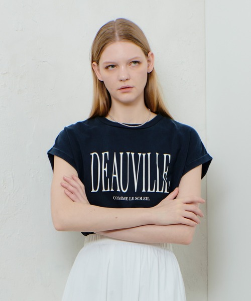 ピグメントダイターンバックスリーブ Tシャツ（Tシャツ
