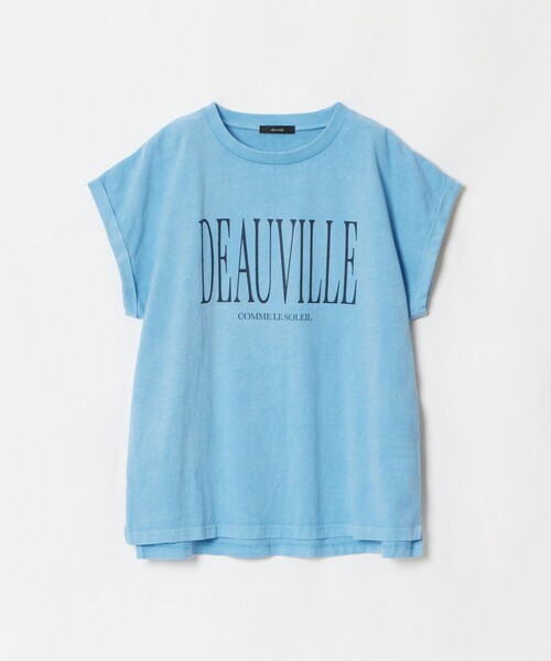 ピグメントダイターンバックスリーブ Tシャツ（Tシャツ