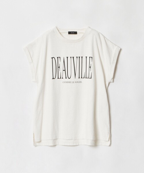 tシャツ ピグメントダイターンバックスリーブ T レディース ピグメントダイターンバックスリーブ Tシャツ（Tシャツ