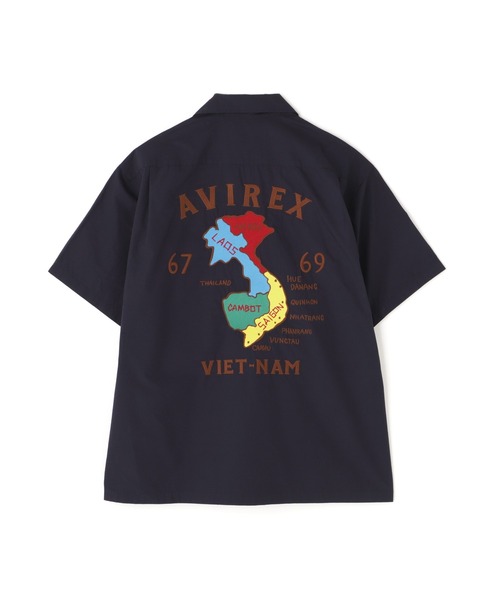 AVIREX（アヴィレックス）の「《WEB&DEPOT限定》 VIETNAM SHIRT / ベトナム半袖シャツ / AVIREX / アヴィレックス（シャツ/ブラウス・メンズ・オリーブ/ネイビー/ブラック・MEDIUM/LARGE/X-LARGE/XX-LARGE）」の10枚目の写真