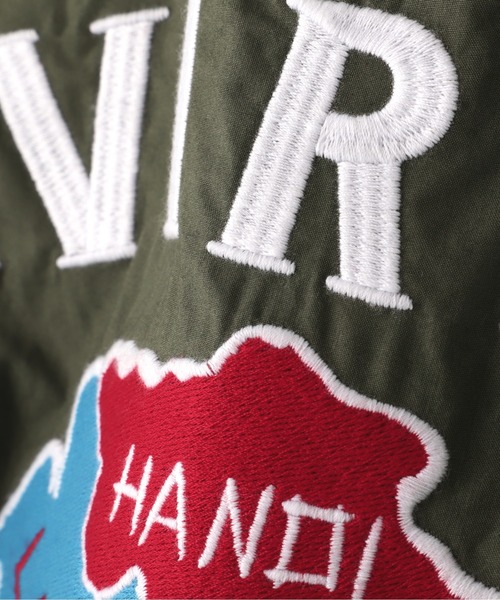 AVIREX（アヴィレックス）の「《WEB&DEPOT限定》 VIETNAM SHIRT / ベトナム半袖シャツ / AVIREX / アヴィレックス（シャツ/ブラウス・メンズ・オリーブ/ネイビー/ブラック・MEDIUM/LARGE/X-LARGE/XX-LARGE）」の4枚目の写真