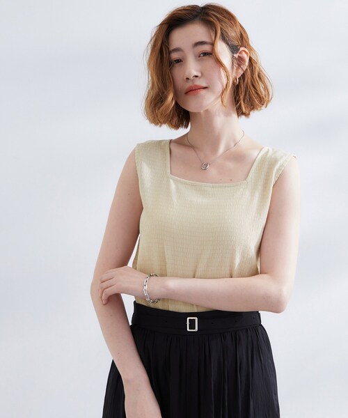 2022S新作グッチ GGジャガードタンクトップ イエロー/新品未使用 GUCCI(グッチ) / ×adidas/トレフォイルジャガードパンツ/ボトム