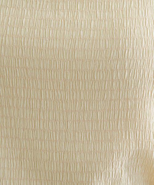 grove（グローブ）の「ジャカードスクエアネックタンク（タンクトップ・レディース・ブラック/スモーキーグリーン系/ベージュ・02/03/01/04/05）」の5枚目の写真