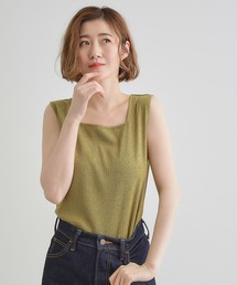 grove | ジャカードスクエアネックタンク(タンクトップ)
