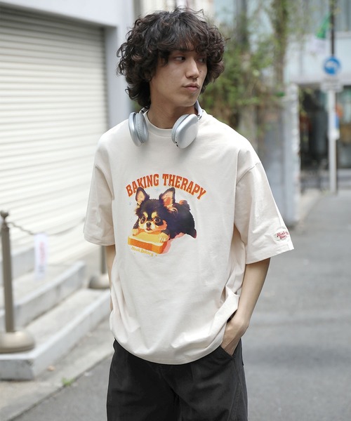 HOOK(フック)の「HOOK -original- 「HOOK BAKERY」シリーズアンティーク動物プリントTEE (SS)(Tシャツ/カットソー・メンズ・ベージュ系その他/グレー系その他7/パープル系その他4/ブラック/ホワイト/ホワイト系その他4/ブラック系その他3/パープル系その他3/ブルー/ベージュ/グレー系その他2/グレー系その他5/グレー系その他/ブルー系その他2/ホワイト系その他6/ホワイト系その他7・LARGE/MEDIUM/X-LARGE)」の11枚目の写真