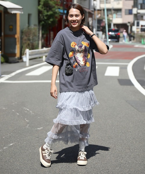 HOOK(フック)の「HOOK -original- 「HOOK BAKERY」シリーズアンティーク動物プリントTEE (SS)(Tシャツ/カットソー・メンズ・ベージュ系その他/グレー系その他7/パープル系その他4/ブラック/ホワイト/ホワイト系その他4/ブラック系その他3/パープル系その他3/ブルー/ベージュ/グレー系その他2/グレー系その他5/グレー系その他/ブルー系その他2/ホワイト系その他6/ホワイト系その他7・LARGE/MEDIUM/X-LARGE)」の10枚目の写真