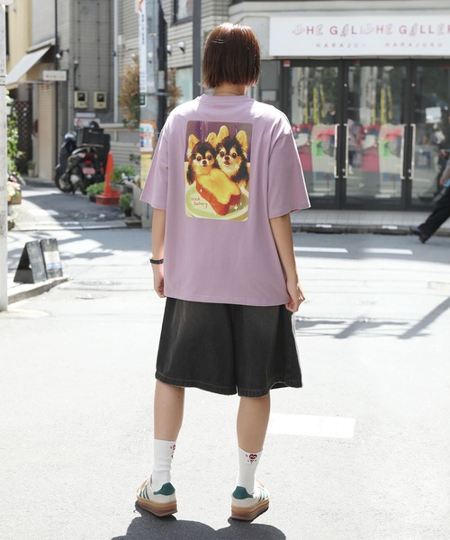 HOOK(フック)の「HOOK -original- 「HOOK BAKERY」シリーズアンティーク動物プリントTEE (SS)(Tシャツ/カットソー・メンズ・ベージュ系その他/グレー系その他7/パープル系その他4/ブラック/ホワイト/ホワイト系その他4/ブラック系その他3/パープル系その他3/ブルー/ベージュ/グレー系その他2/グレー系その他5/グレー系その他/ブルー系その他2/ホワイト系その他6/ホワイト系その他7・LARGE/MEDIUM/X-LARGE)」の15枚目の写真