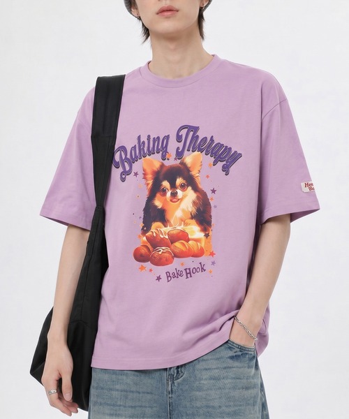 HOOK(フック)の「HOOK -original- 「HOOK BAKERY」シリーズアンティーク動物プリントTEE (SS)(Tシャツ/カットソー・メンズ・ベージュ系その他/グレー系その他7/パープル系その他4/ブラック/ホワイト/ホワイト系その他4/ブラック系その他3/パープル系その他3/ブルー/ベージュ/グレー系その他2/グレー系その他5/グレー系その他/ブルー系その他2/ホワイト系その他6/ホワイト系その他7・LARGE/MEDIUM/X-LARGE)」の16枚目の写真