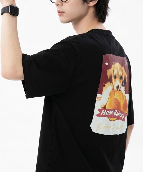 HOOK(フック)の「HOOK -original- 「HOOK BAKERY」シリーズアンティーク動物プリントTEE (SS)(Tシャツ/カットソー・メンズ・ベージュ系その他/グレー系その他7/パープル系その他4/ブラック/ホワイト/ホワイト系その他4/ブラック系その他3/パープル系その他3/ブルー/ベージュ/グレー系その他2/グレー系その他5/グレー系その他/ブルー系その他2/ホワイト系その他6/ホワイト系その他7・LARGE/MEDIUM/X-LARGE)」の6枚目の写真
