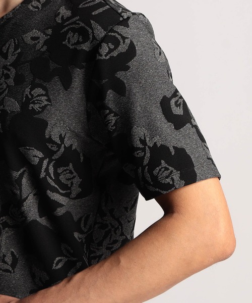 NICOLE CLUB FOR MEN(ニコルクラブフォーメン)の「アラカルトリンクスジャカードVネック半袖プルオーバー(Tシャツ/カットソー・メンズ・ホワイト系/ブラック系1/ブラック系2/グレー系1/グレー系2・MEDIUM/LARGE/X-LARGE)」の17枚目の写真