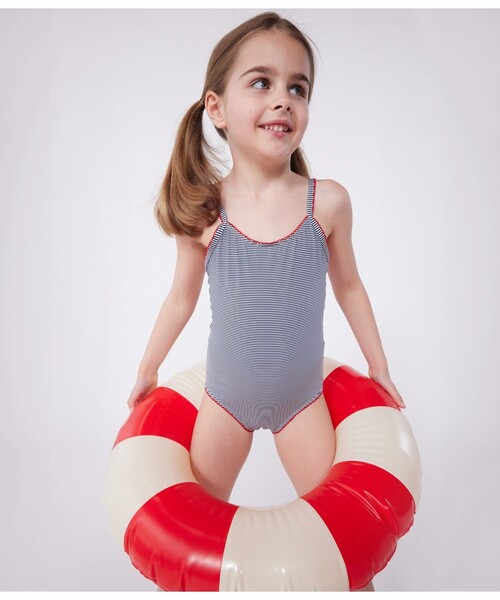 PETIT BATEAU(プチバトー)の「ワンピース水着(水着・キッズ・ブルー系その他・6YEAR/10YEAR/12YEAR/8YEAR)」の2枚目の写真