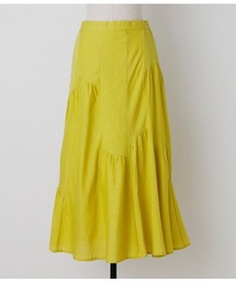 SIPULI（シプリ）の「Cotton Stripe Dobby ランダムカットスカート（スカート）」