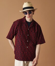 40ct&525 | 数字エンブロイダリー半袖シャツ(シャツ/ブラウス)