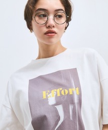 VICKY | 配色フォトプリントTシャツ≪手洗い可能≫(Tシャツ/カットソー)