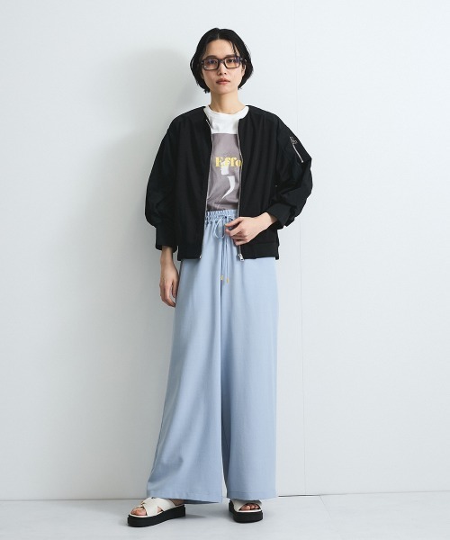 VICKY（ビッキー）の「配色フォトプリントTシャツ≪手洗い可能≫（Tシャツ/カットソー・レディース・ホワイト/ホワイト系その他・M）」の9枚目の写真